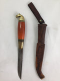 Antique Hunting and Fishing Knife with Original Sheath and Belt Loop SOLD