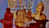 Sculpture  Buddha Vintage Brass India