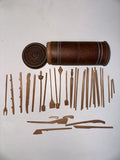 Toy, Spillikins case and many pieces