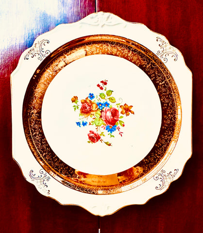 China, platter and matching dish set