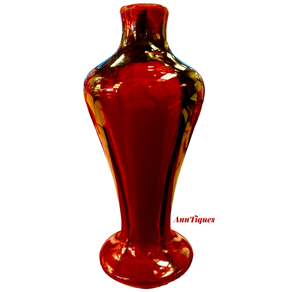 Pottery  Belgium faiance vase