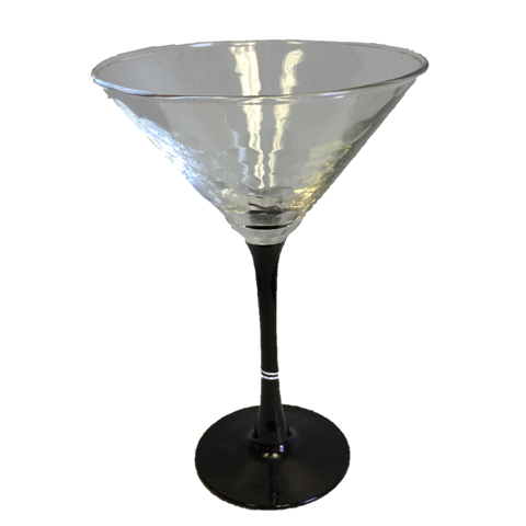 Black Stemmed Martini Glasses (Set of 4)  SOLD