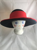 Hat Henri Bendel Red Brimmed SOLD