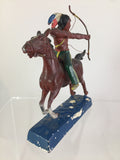 Native American on horseback shooting bow