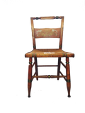 Wood Chairs with Rush Seats (set of 6) SOLD