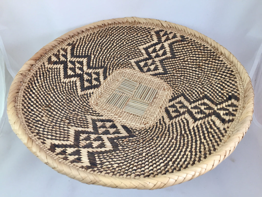 12” Vintage African Tonga Binga Basket