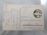 Postcard, Bahnhofstrasse Skalmterzyce postcard