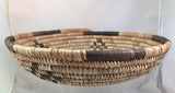 Uganda Vintage Basket Bukedo and Raffia Soft Earth Tones