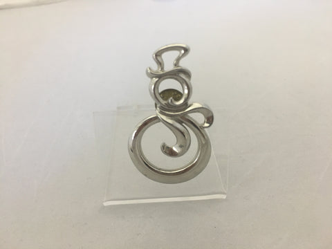 Pin  Vintage Sterling Snowman Pin