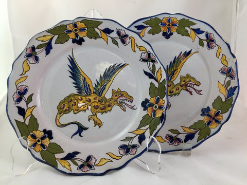 Antique French Plates, set of six