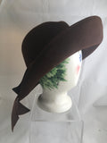 Hat Brown Wool Felt