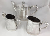 Antique Silverplate Tea Set