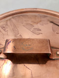 David Anderson Copper Covered Sauce Pot also Double Boiler Top   SOLD