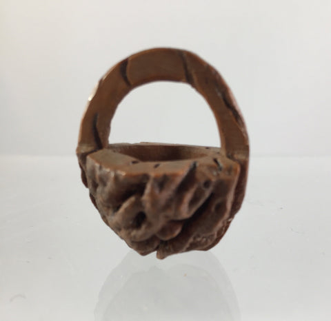 Walnut Miniature Basket  SOLD