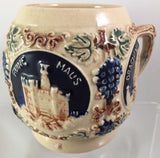 German Punch Bowl and Set of 8 Cups SOLD