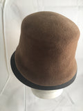 Hat Vintage Italian Made Wool Cloche
