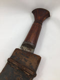 WWII Gurkha Long Leaf Kukri with Sheath