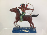 Native American on horseback shooting bow