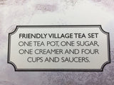 Johnson Bros. England 1883 Friendly Village 13 Piece Tea Set