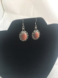 Sterling .925 Mexican Goldstone Earrings