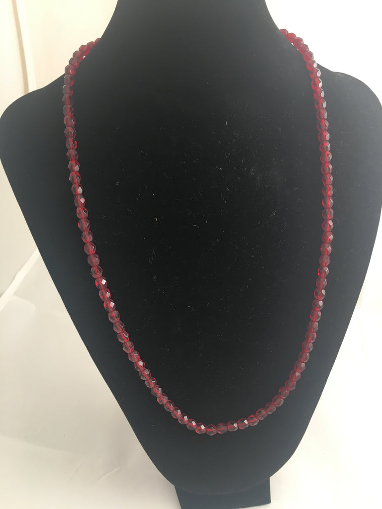 Red Bead Necklace