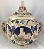 German Punch Bowl and Set of 8 Cups SOLD