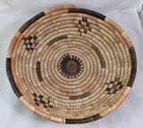 Uganda Vintage Basket Bukedo and Raffia Soft Earth Tones