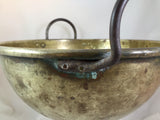 2 Handled Brass Pot Tam Pan Double Boiler Pan