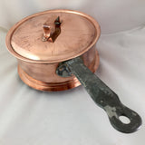 David Anderson Copper Covered Sauce Pot also Double Boiler Top   SOLD