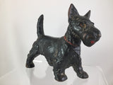 Cast iron Scotty Dog with Red Collar   SOLD