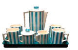 Mid-Century Modern Coffee Set with Tray-SOLD