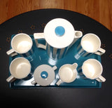 Mid-Century Modern Coffee Set with Tray-SOLD