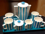 Mid-Century Modern Coffee Set with Tray-SOLD