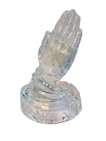 Waterford Crystal Praying Hands. SOLD